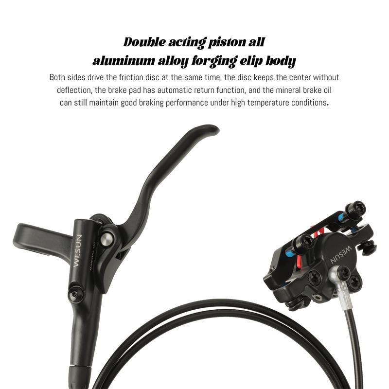 Ower control Bremse Hydraulische Scheibenbremse Mit 1400mm Mountainbike Hinterradbremsensatz
