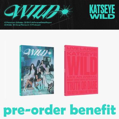 Pre-ordina KATSEYE WILD Album Edizione Standard. & POB Weverse