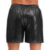 Shorts Boxer Brillants pour Homme Ceinture Élastique Design Poche Latérale Coupe Ample Shorts de Plage Brillants Vêtements d'Intérieur