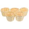 5 Pcs Hamper Home Kitchen Baskets Centerpieces Bamboo Weaving Boho Storage Woven Craft