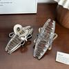 Premium Acetate Hair Claw Clip With Beautiful Bow For Sophisticated Women's Hair Accessories