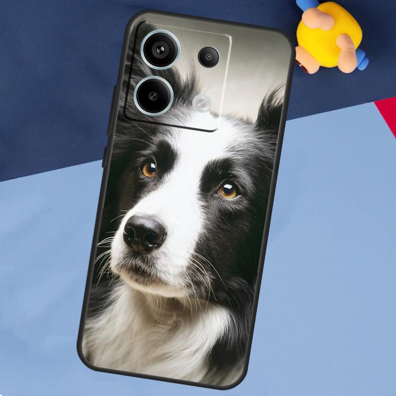 Border Collie Dog Phone Case For Xiaomi Redmi Note 13 11 9 10 12 Pro Plus 9S 10S 11S 12S 9C 10C 12C 13C Cover