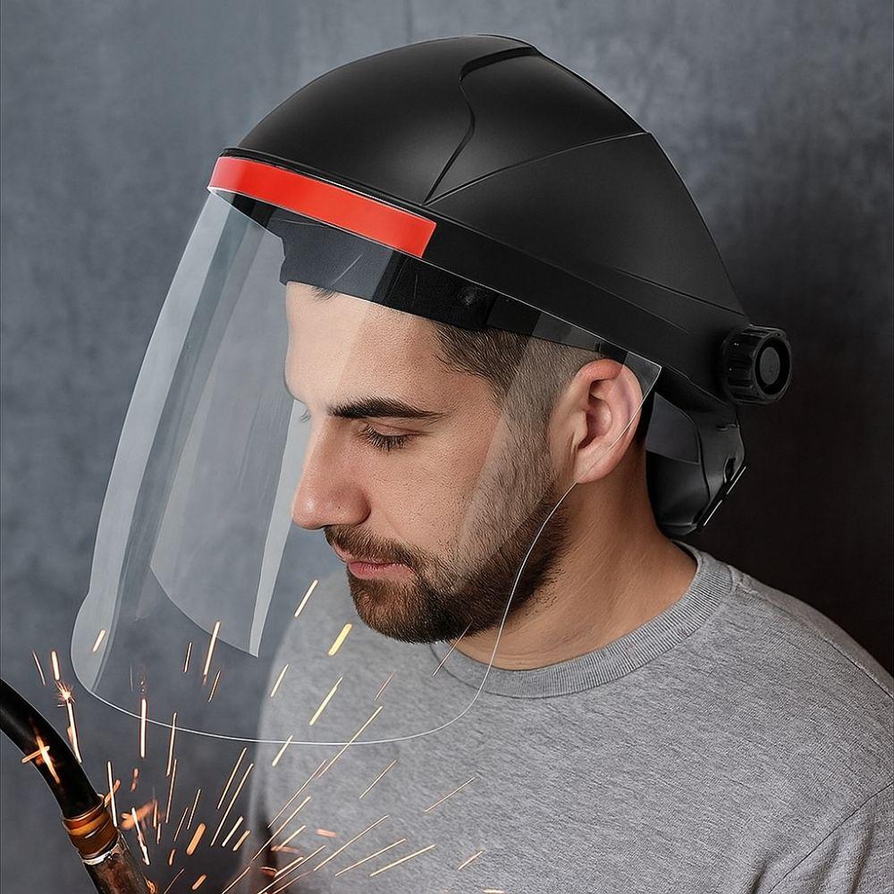 

Anti Splash Protective Face Cover Transparent Welding Helmet Welding Protective Mask ARC Weld жёлтый