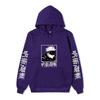 Men Women Fleece Hoodie Gojo Manga Art Two Sleeve Vertical Japanese Characters Casual Anime Hooded Sweatshirt
