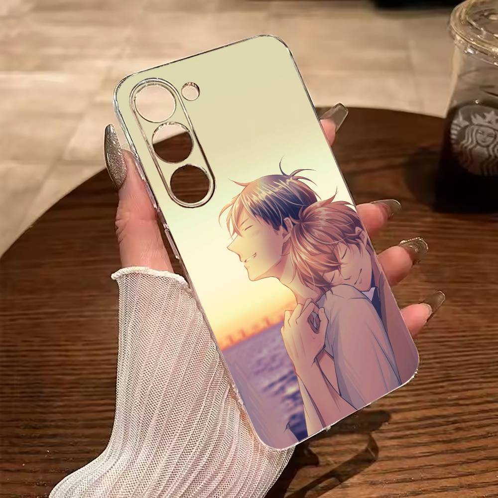 BL- Anime Ritsuka-Mafuyu Sato -Given Klare Weiche Silikon-Handyhülle für Samsung Galaxy A71, A70, A52, A51, A40, A30