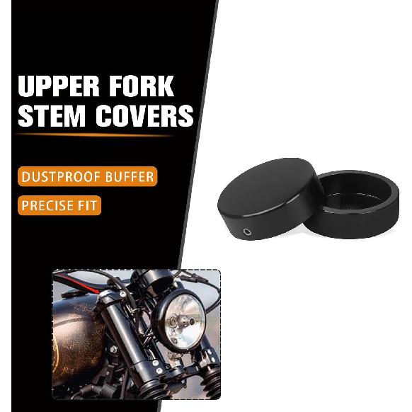 

CHIFUN Upper Fork Stem Cover Caps Motorcycle Accessories Replacement for Harley Nightster 975 RH975 RH 975 2022-2023