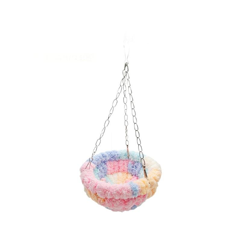 Plush, Durable, Eco-Friendly Christmas Hanging Bed for Parrots and Budgies
