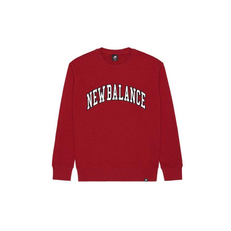 New Balance Sweatshirts Men's Red Crew Neck Moderate Regular MT03515-NCR
