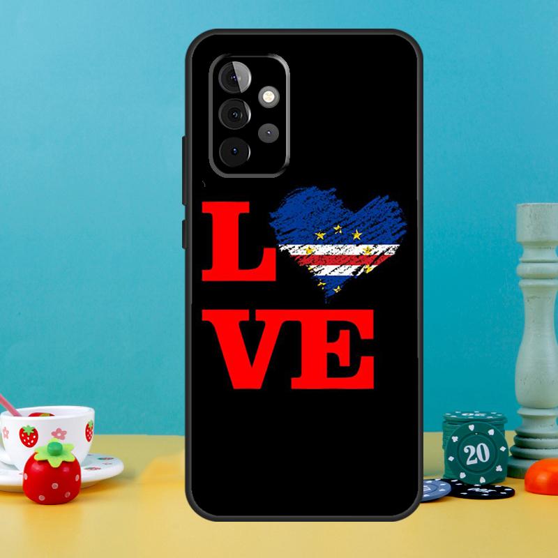 Kap Verde Flagge Wappen Hülle Für Samsung Galaxy A52 A32 A12 A14 A34 A54 A13 A33 A53 A73 A50 A70 A71 A51 Rückabdeckung