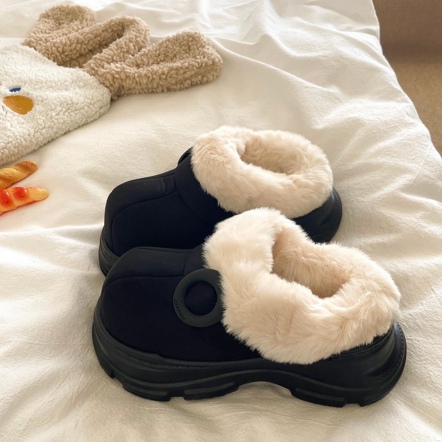 

First Snow: Women s Cozy Alpaca Fleece-Lined Non-Slip Winter Boots 38-39 (fits 37-38 foot)