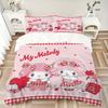 Melody Friendship Print 3Pcs Bedding Setduvet Cover With 2 Bedropillowcase Home Birthday Gift