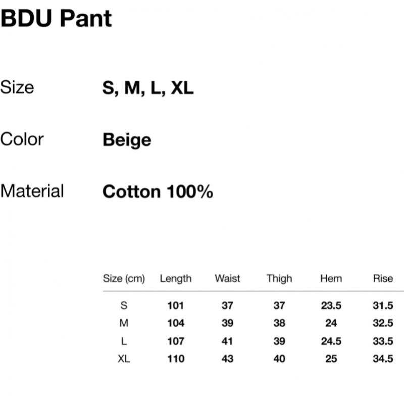 ThIs Is Never That Bdu Pant Beige
