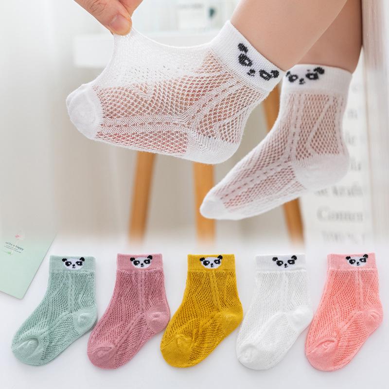 Breathable Newborn Baby Socks for 0-3 Months - Thin, Spring/Summer/Autumn - Boys & Girls