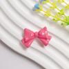 100Pieces Mixed Colors Bowknots Bow Tie Themed Resin Flatback Cabochons Embellishments for DIY Jewelry Making Phone Case Decor