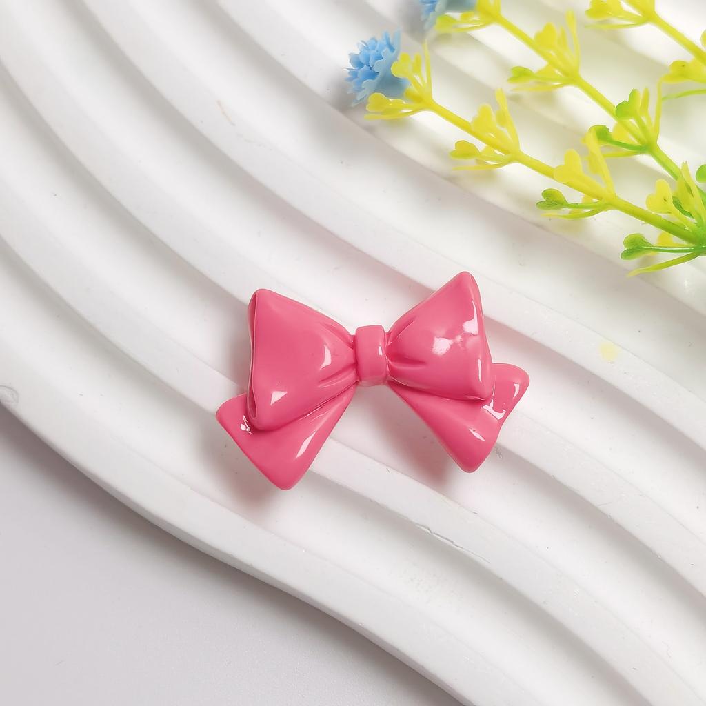 100Pieces Mixed Colors Bowknots Bow Tie Themed Resin Flatback Cabochons Embellishments for DIY Jewelry Making Phone Case Decor