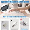 Magnetic Seam Guide for Sewing Machine Multifucntional Straight Line Hems Sewing Ruler Universal Sewing Machine Attachments