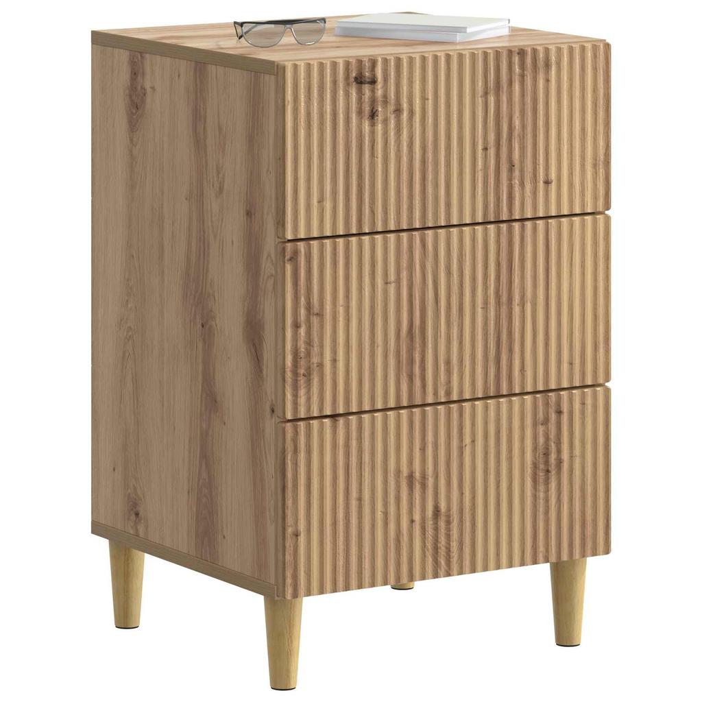 Nightstand Artisan Oak 43 x 41 x 66.5 cm Engineered Wood