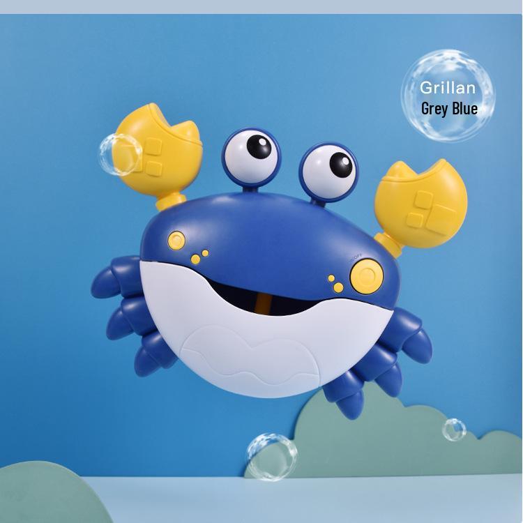 Electric Music Crab Bubble Blower Toy for Children's Bath