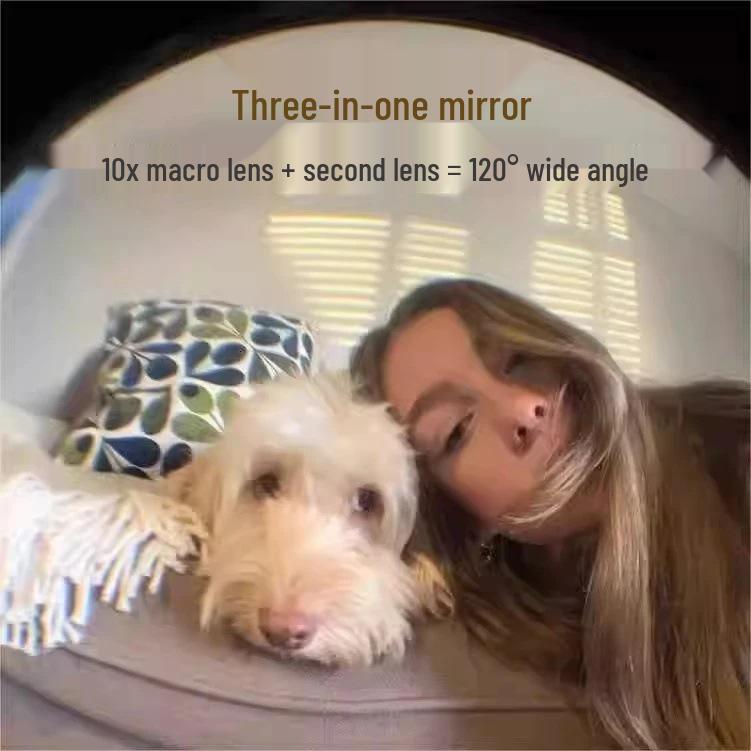 

Эксклюзив для новичков: Объектив для мобильной фотографии 3-в-1: широкоугольный, макро, рыбий глаз, с бесплатной доставкой Fisheye Lens - Silver