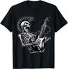 Rock and Roll Skelett som spelar Gitarr Gåva T-shirt Unisex T-shirt