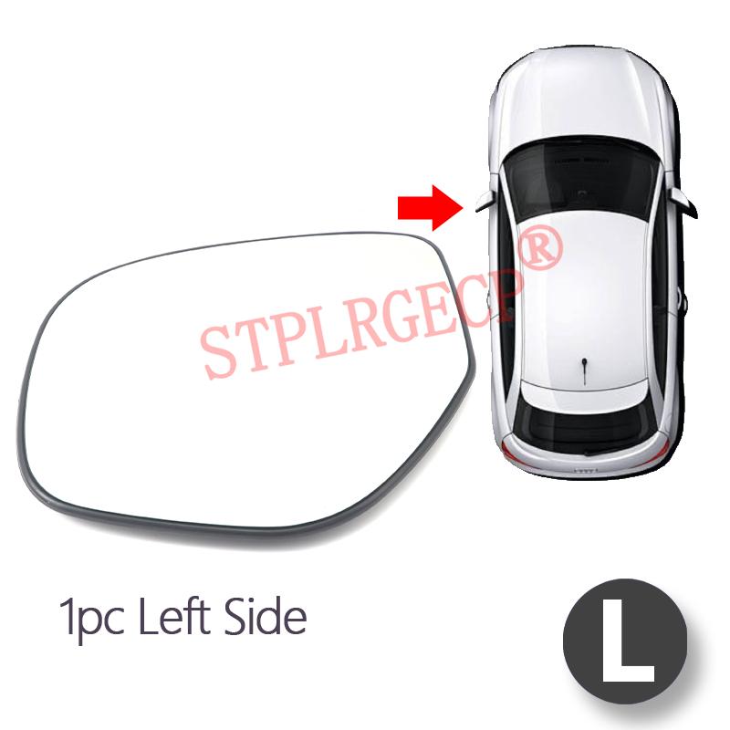 Verre chauffant de rétroviseur latéral de remplacement avec plaque pour Citroën C4 Aircross 4008 2012-2017