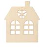 Wooden House DIY Craft Slices for Valentine's, Thanksgiving, or Wedding Decor