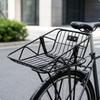 Cesto posteriore per bicicletta con cinghia a cielo aperto a lunga durata