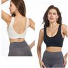 Large Size Women's Shockproof Sports Bra Gathered and Comfortable Rear Buckle Adjustable Yoga Fitness Underwear