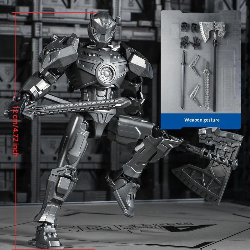 3D-gedruckte mehrfarbige Mecha Actionfigur Spielzeug Bewegliche Gelenke Mechwarrior Spielzeug Für Jungen Spielzeugsammlung Geschenke