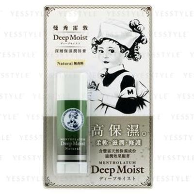 Rohto Mentholatum - Tiefenwirksamer, feuchtigkeitsspendender Lippenbalsam, natürlich, ohne Duftstoffe