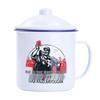 Miaopang Retro Quote Enamel Mug