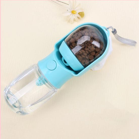 Travel 2-in-1 Pet Feeder Portable Dog Water Bottle Leak-Proof Water Dispenser