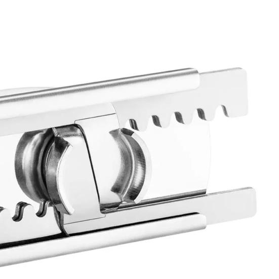 Otvírák na sklenice pro víčka 1-4" Otvírák na lahve Otvírák na konzervy Nerezová ocel Rychlé otevírání Kuchyňský nástroj pro seniory Artritida Slabé ruce Snadné otevírání Ozubená kola