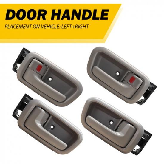 Front Right Left Rear Ide Armrest Door Handle For Toyota Tundra 2000-06 Beige