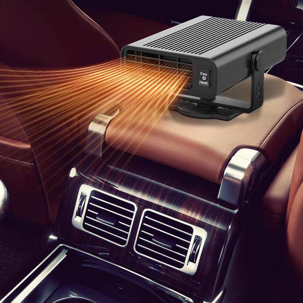 12V 360° Rotation Car Heater Car Heating And Cooling Dual-Use Car Window Defogging And Defrosting 500W Electric Car Heater
