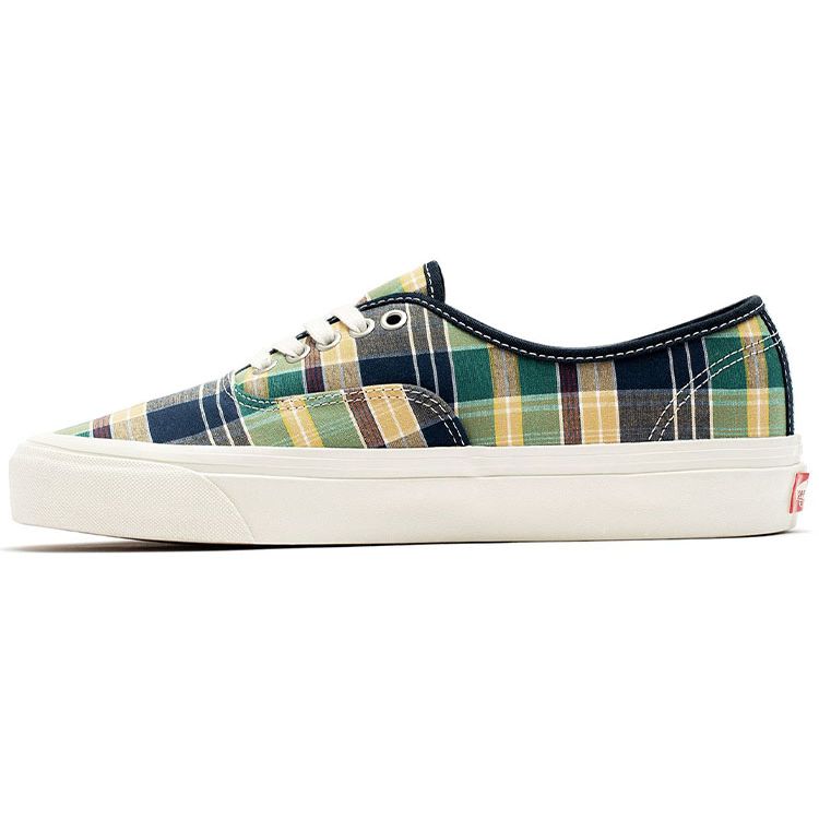 Vans Style 44 Fabric Casual Plaid Low Top Skate Shoes Unisex Sneakers Yellow Green Blue VN0A5KX45TK