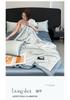 Mei Yun Ge Full Embroidery Series Water Washed Ice Silk Summer Quilt