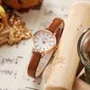 Kleine Schüleruhr Nische Rund Kleines Zifferblatt Armband Damen Uhr Modisch Wasserdicht Quarz Uhr