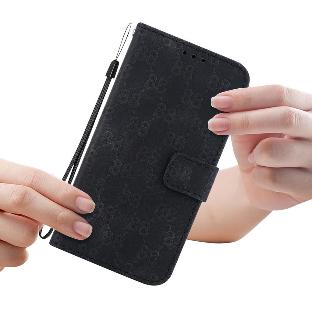 For Realme 11 4G (159.9x73.3x7.95mm) Leather Case Wallet Stand Cover Double 8-Shape