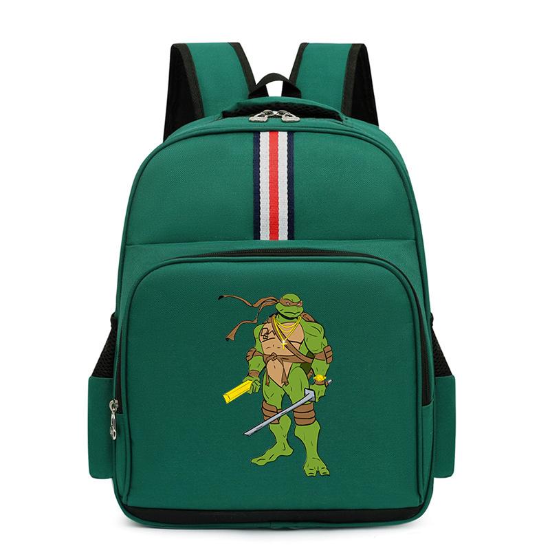 Hot Sale Teenage Mutant Ninja Turtles Cartoon Printed Backpack Elementary and Secondary School Students Outdoor Leisure Large Capacity