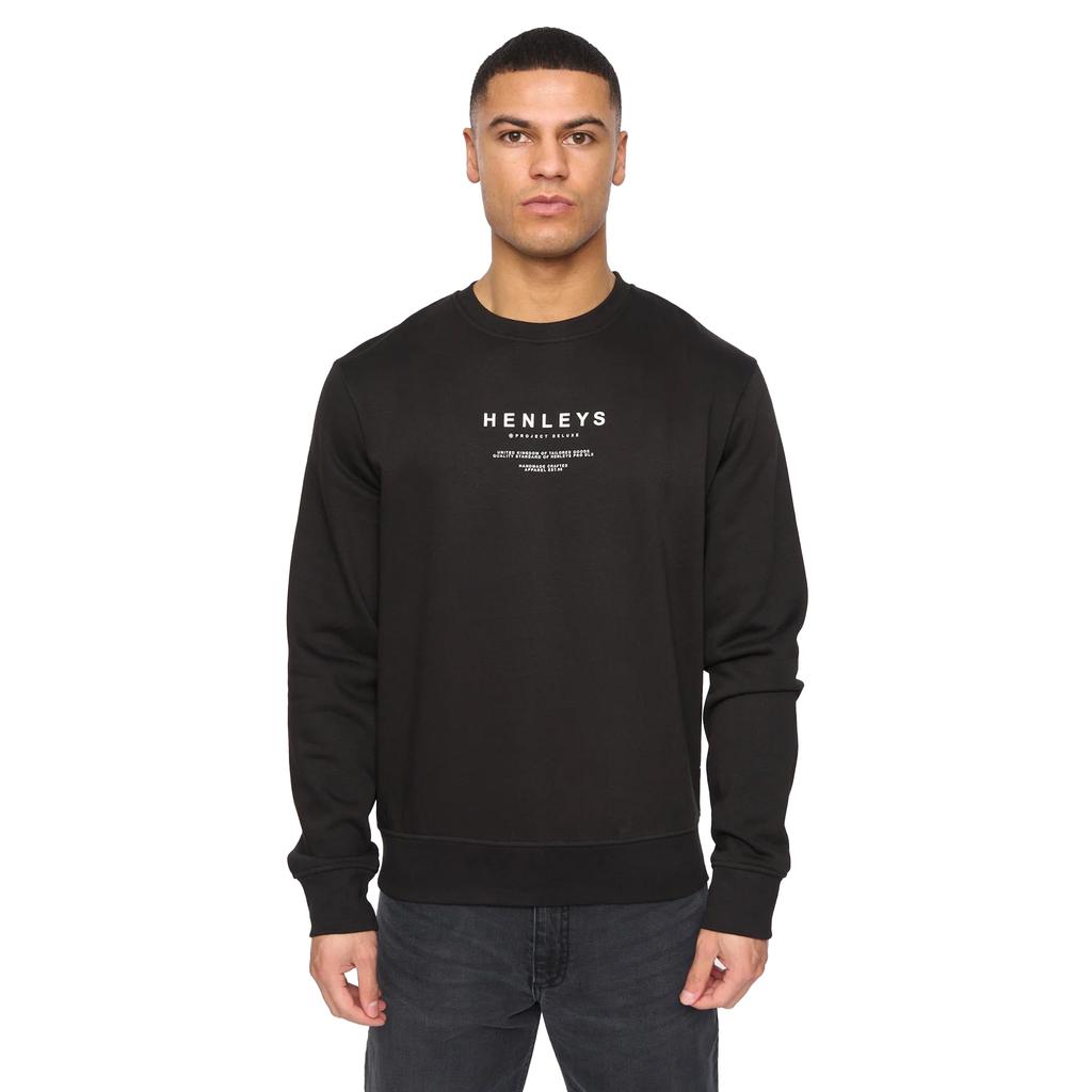 Henleys Herren Henstack Rundhals-Sweatshirt
