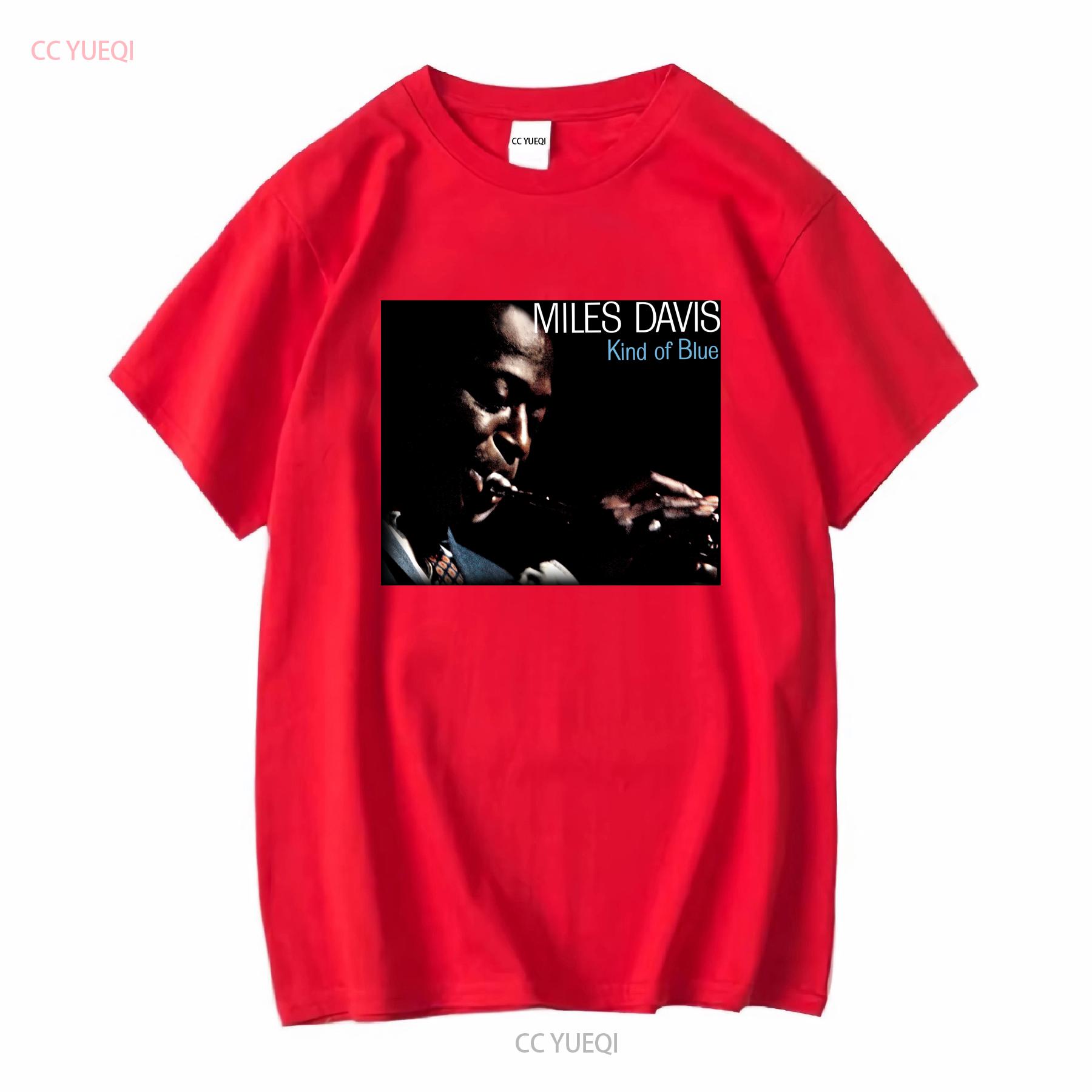 Jazz T shirt Kind of Blue by Miles Davis John Coltrane Bill Evans Monk vintage Washed Breathable streetwear graphic Comfortable S