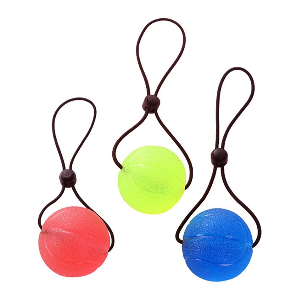 3 Pezzi Palline Antistress Elastiche Impermeabili per Presa della Mano Leggere Allenatore di Forza Accessori Fitness con Cinturino da Polso Regolabile