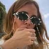 Fashion Women Oval Frame Sunglasses Small Glasses Ladies Retro Sun Glasses With Premium Quality Materials