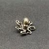 Brass Octopus Ornament Handmade Pure Copper Octopus Handle Piece Tea Ceremony Accessories Creative Tea Pet