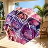 KPop Demon Hunters Print Automatic Open Close Umbrella, Portable Foldable Umbrella, for Outdoor Commute Camping Trip, Ideal Birthday Gift