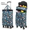 Telescopic Trolley Bag Supermarket Shopping Bag Folding Portable Lightweight Universal Wheel Travel Bag