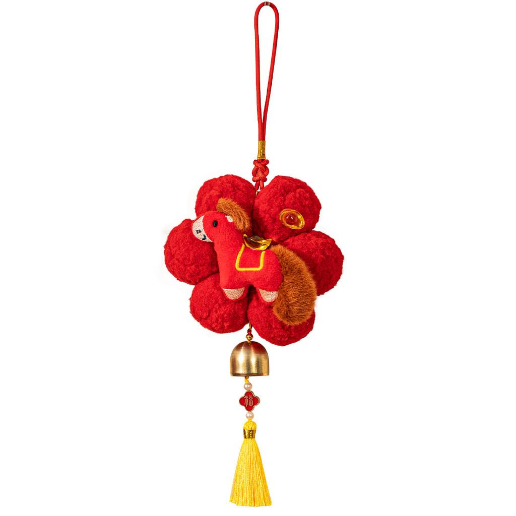 Year Of The Horse Plush Hanging Decorations For Festive Doorway Celebration