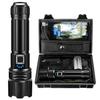 Flashlight High Lumens Rechargeable, 950000 Lumen Led Flashlights XHP70.2 USB,Handheld Super Bright  Flash Light Battery Powered