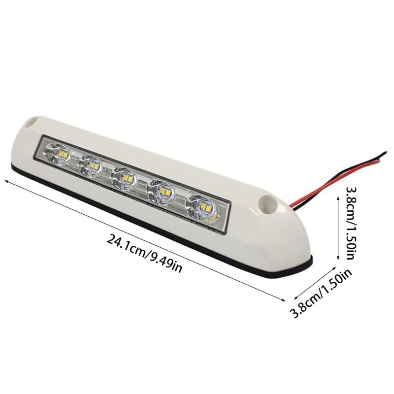 Waterproof Trailers Lighting 12V 24V 600~700 LED Door Step Light for Motorhomes Caravans Entryway Installation